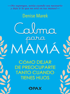 cover image of Calma para mamá